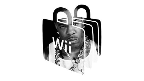 busta rhymes going to the wii shop.